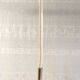 Opaline globe pendant light - mid-20th century