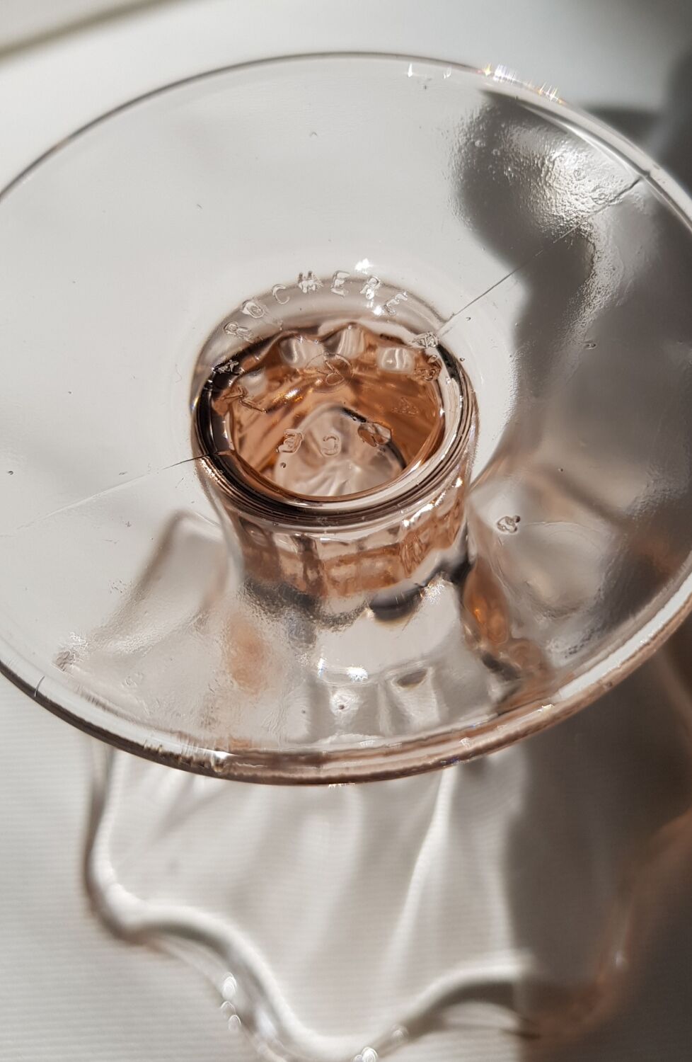 Coffret de 2 gobelets à dessert à la crème glacée en verre rose La Rochere