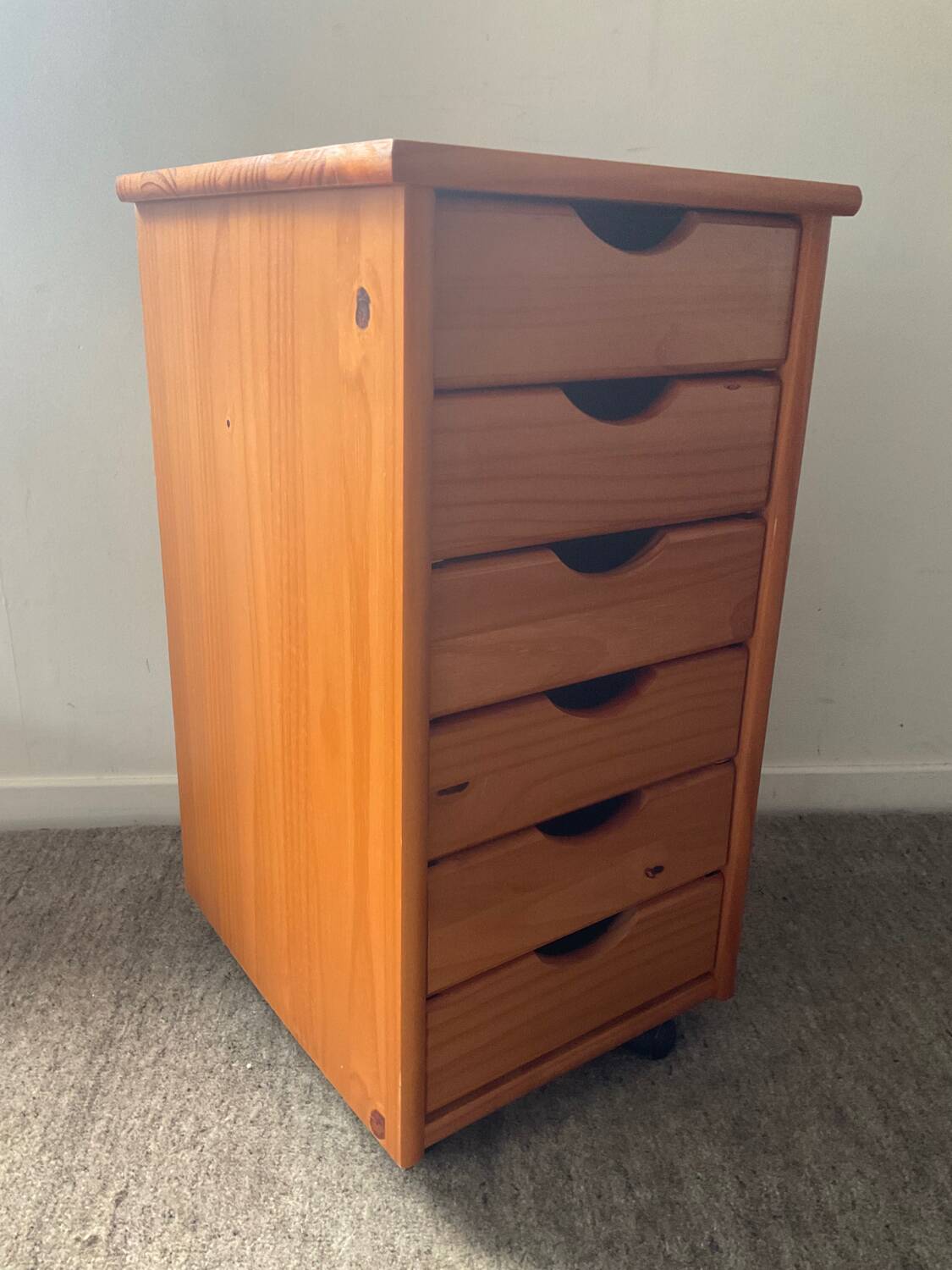 Vintage pine drawer unit