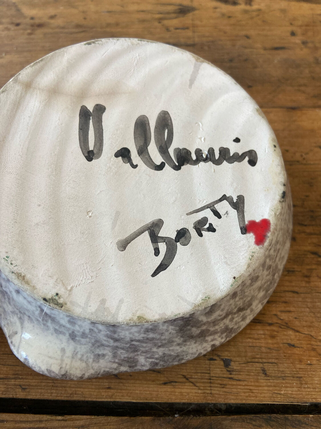 Vintage ceramic signed