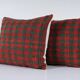 Set of 2 vintage kilim cushion covers 51x61 cm