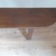 Wooden farm bench