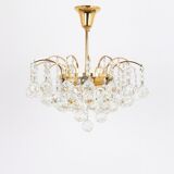 Chandelier with crystal balls 1970s