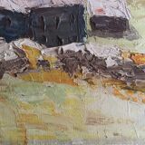 Oil on canvas "Provencal Drôme"