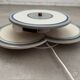 Large triple stoneware wall sconce from Axella, Denmark, 1980s