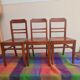Lot de 3 chaises anciennes estampillé PTT