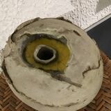 Raku ball vase
