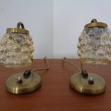 Amber Bubble Table Lamps by Richard Essig for Saku Leuchten, 1960s, Set of 2
