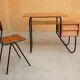Bureau et chaise enfant vintage