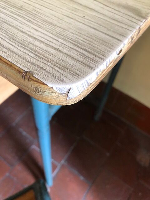 Schoolboy desk and matching chair