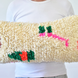 Colorful Moroccan carpet pillow 53x26cm