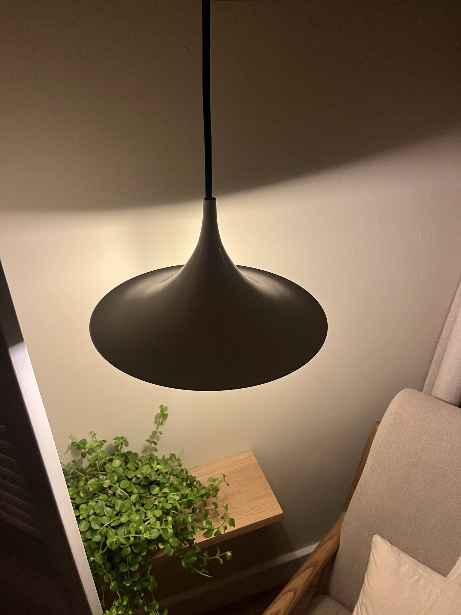 Vintage Fog & Morup Semi pendant (24cm) - Danish design lamp