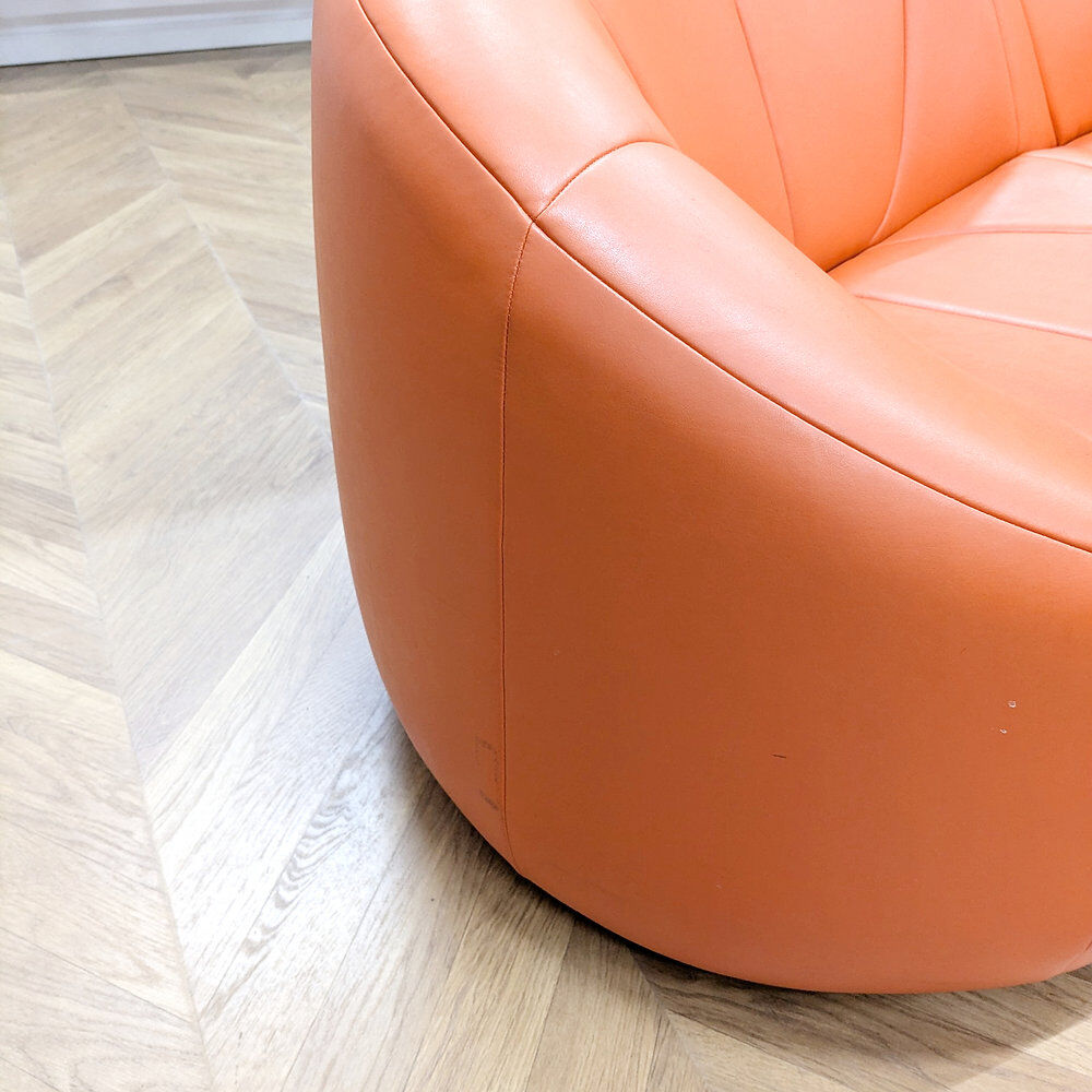 Pumpkin orange canapé