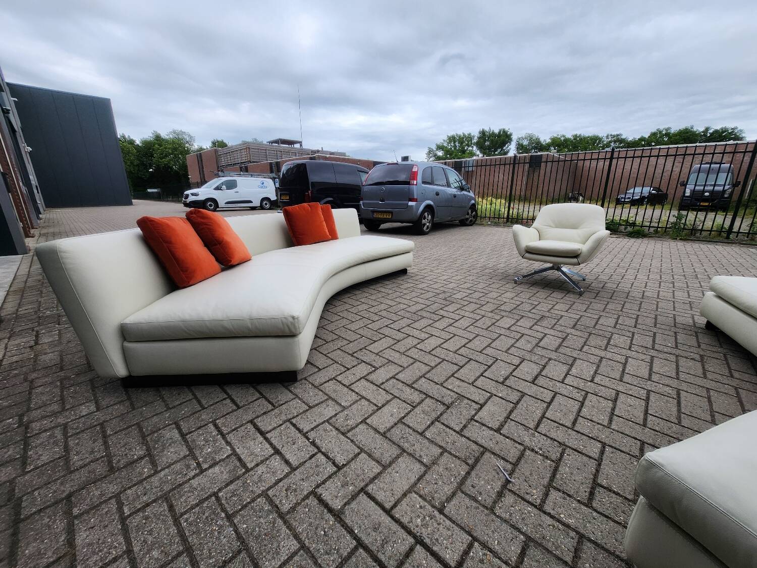 Minotti - Seymour sofa + Jensen fauteuil by Rodolfo Dordoni (new)