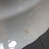 Plat rond ceramique bleue memory lane