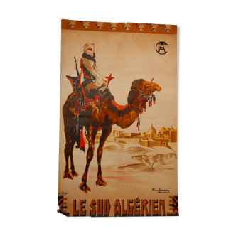 Poster by Roger Irriera "The Algerian South"