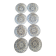8 flat plates model Copenhagen Boch Frères La Louvière