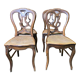 Suite de 4 chaises Louis Philippe en cannage