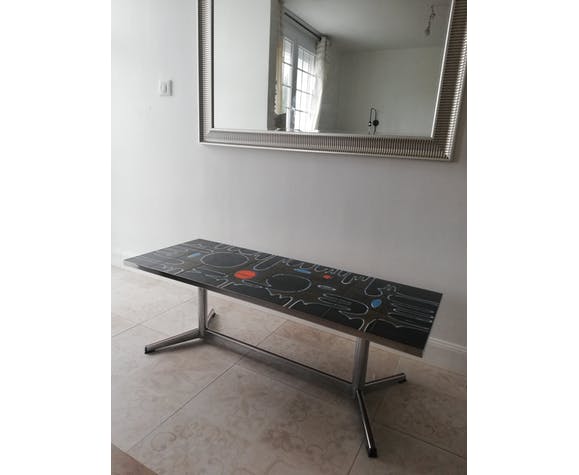 Ceramic coffee table 70s