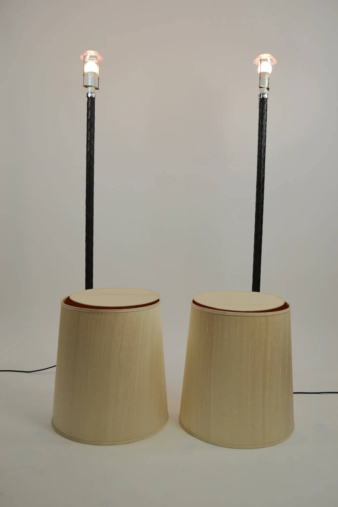 A Pair Of “Flet” Floor Lamps by Jo Hammerborg for Fog & Mørup, Denmark – 1960s