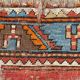 Kazak ancient Caucasian carpet 152x195 cm