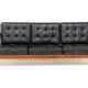 3-seater leather sofa, ope olof persson, sweden, 1960s