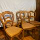 5 canned chairs