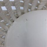 Woven ceramic basket