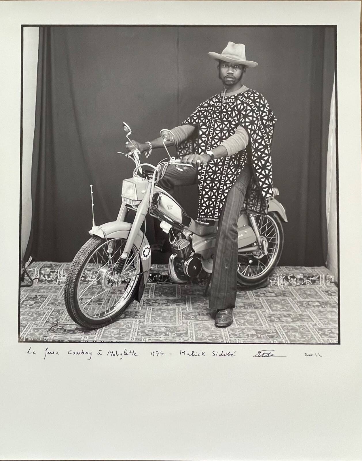 Malick Sidibe (1936-2016) The Fake Cowboy on a Moped 1974