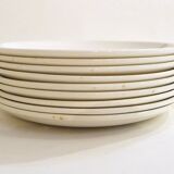 Set of 9 orchies flower plates