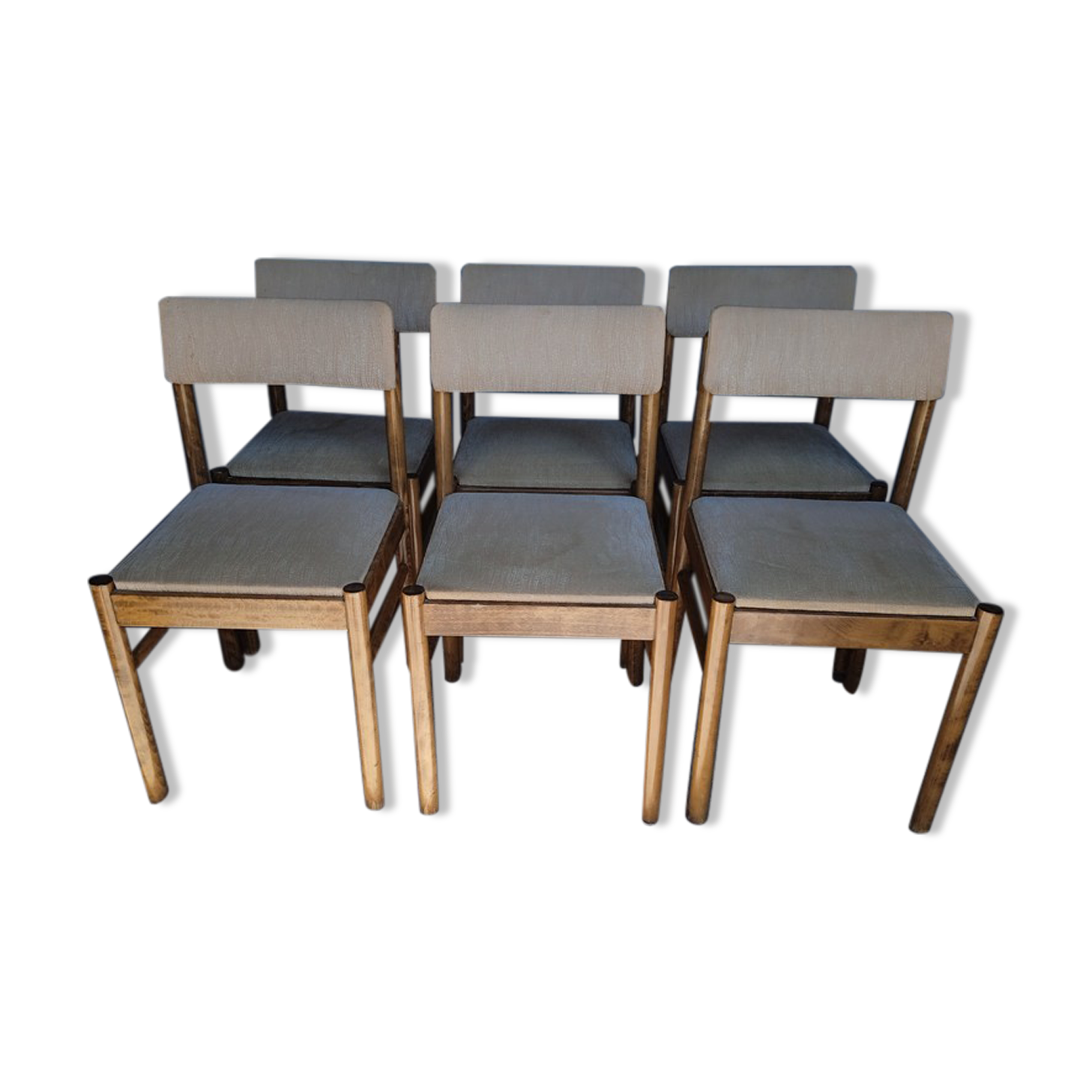 Baumann 6 chair signed 1960 vintage design