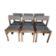 Baumann 6 chair signed 1960 vintage design