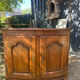 Oak corner unit