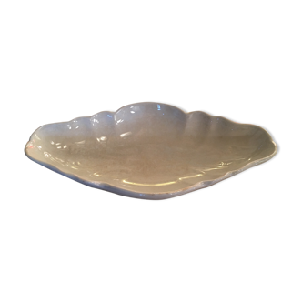 Ravier faience blanche de Sarreguemines début XX