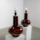 Pair of oversized ceramic lamps. Circa 1970