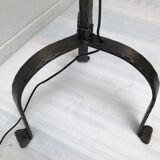 Tripod floor lamp in bronze Louis XV style