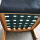 Pair of designer leather armchairs 80s