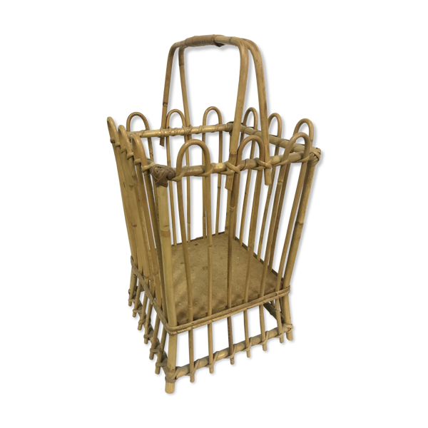 Panier vintage en rotin — Beyit