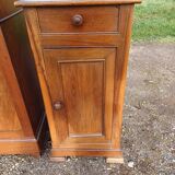 3 Walnut Nightstands 19th