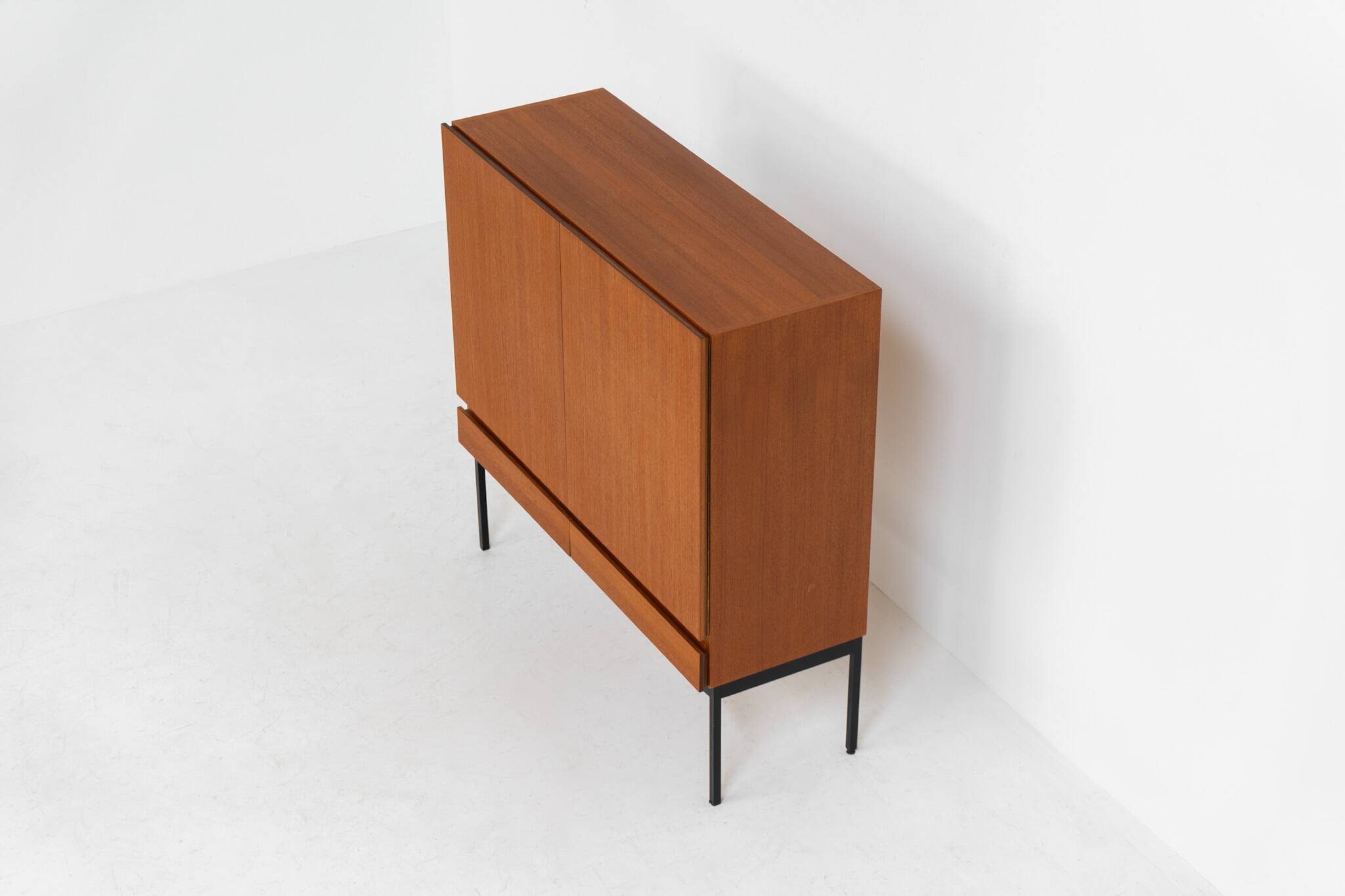 Rare S21 highboard in teak by Dieter Waeckerlin for Behr