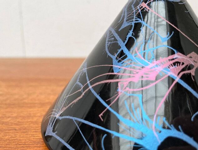 Postmodern West German pottery vase by Steuler, 1980s.