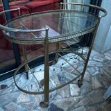 Desserte vintage laiton