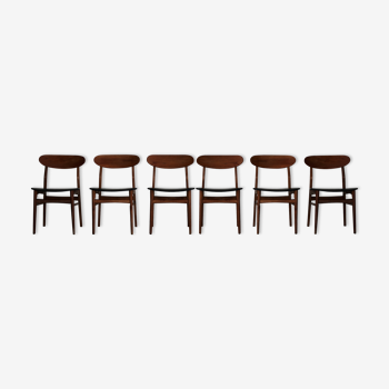 6 chaises à manger danoises