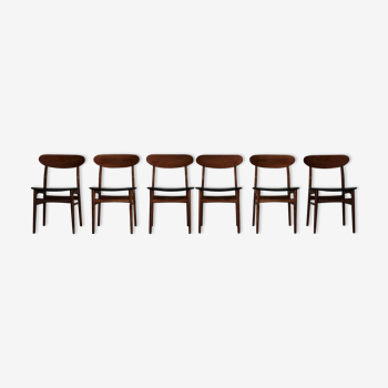 Set of 6 danish dining chairs