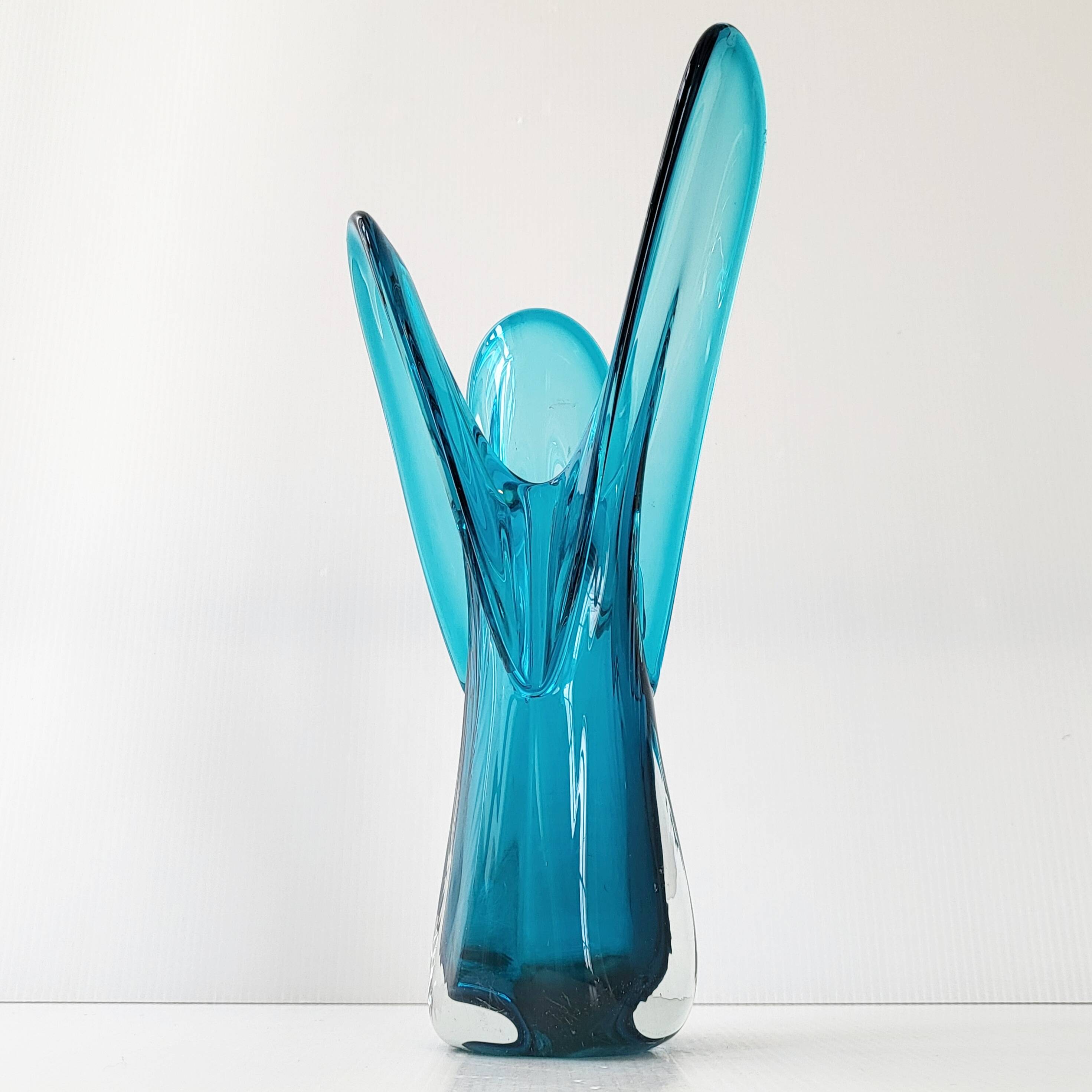 Vintage Murano glass vase 1960