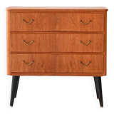 Commode vintage avec poignées en métal