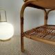 Vintage rattan coffee table from the 70s - organic lines, Riviera spirit.