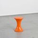 Tabouret Tam Tam orange, années 70