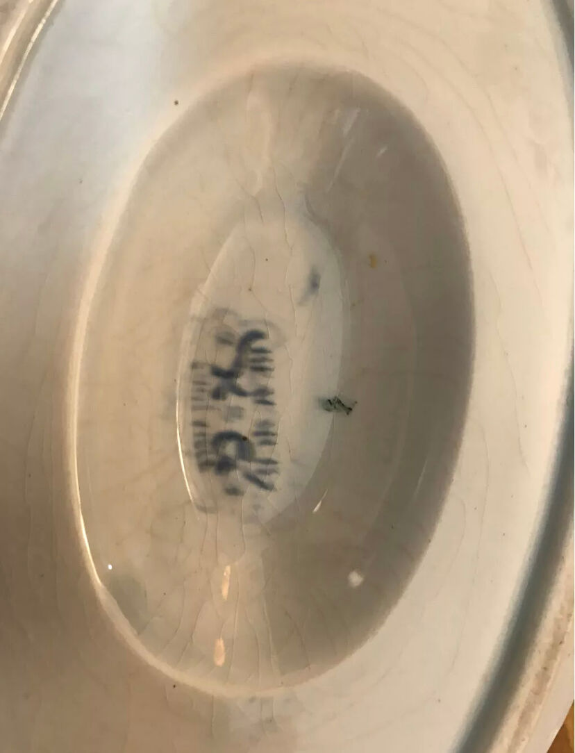 Pop-up Christmas 2022 - Saucière Lunéville in Iron Earth early twentieth