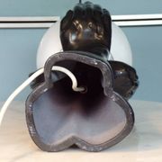 1950s ceramic three-hand lamp